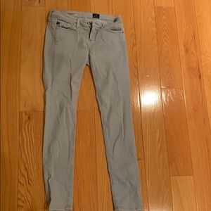 AG “the Legging Ankle” blue corduroy pant